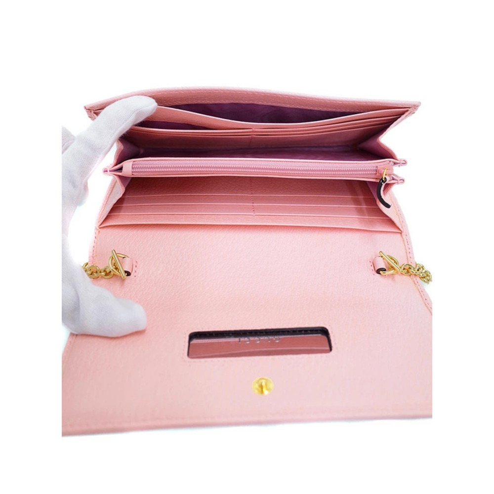 Gucci Flora Flower Chain Wallet - Picture 3 of 5